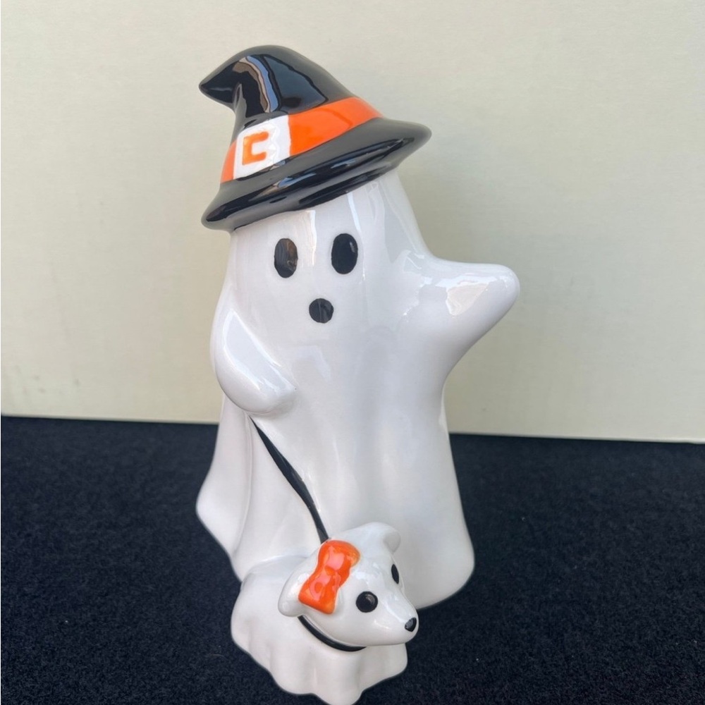 Aldi Ceramic Ghost Figurine with Dog
